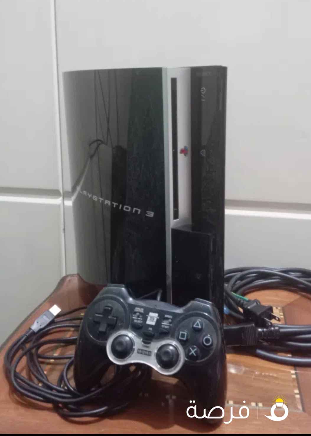 للبيع بلايستيشن 3 مستعملة اصدار الفات موديل CECHL00 يابانية اصلية بحالة ممتازة جداً ونظيفة