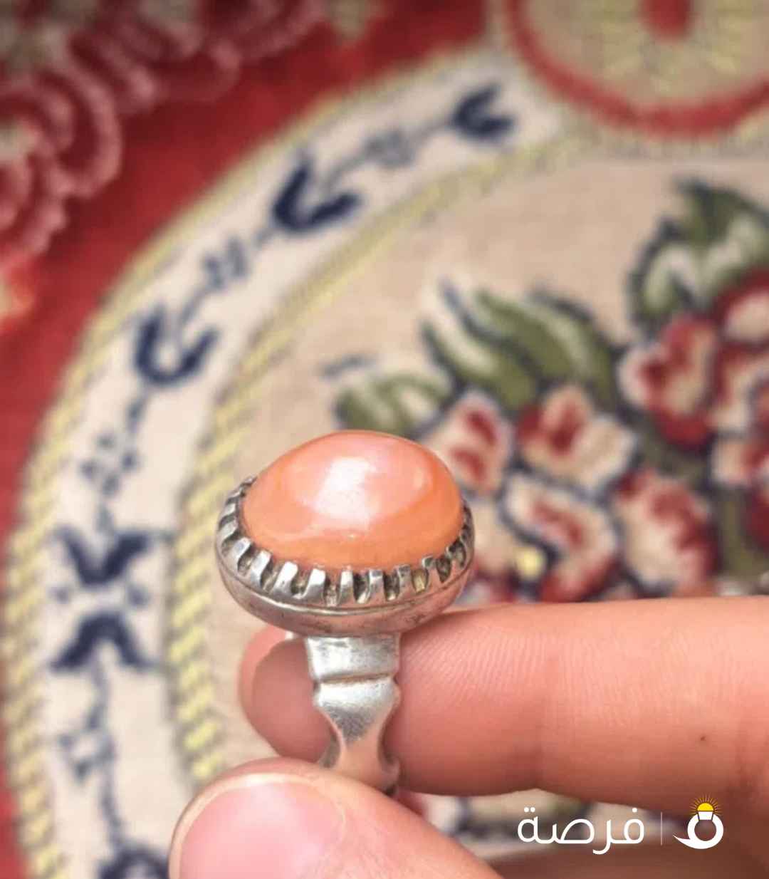 خاتم فضه ثقيله قديم