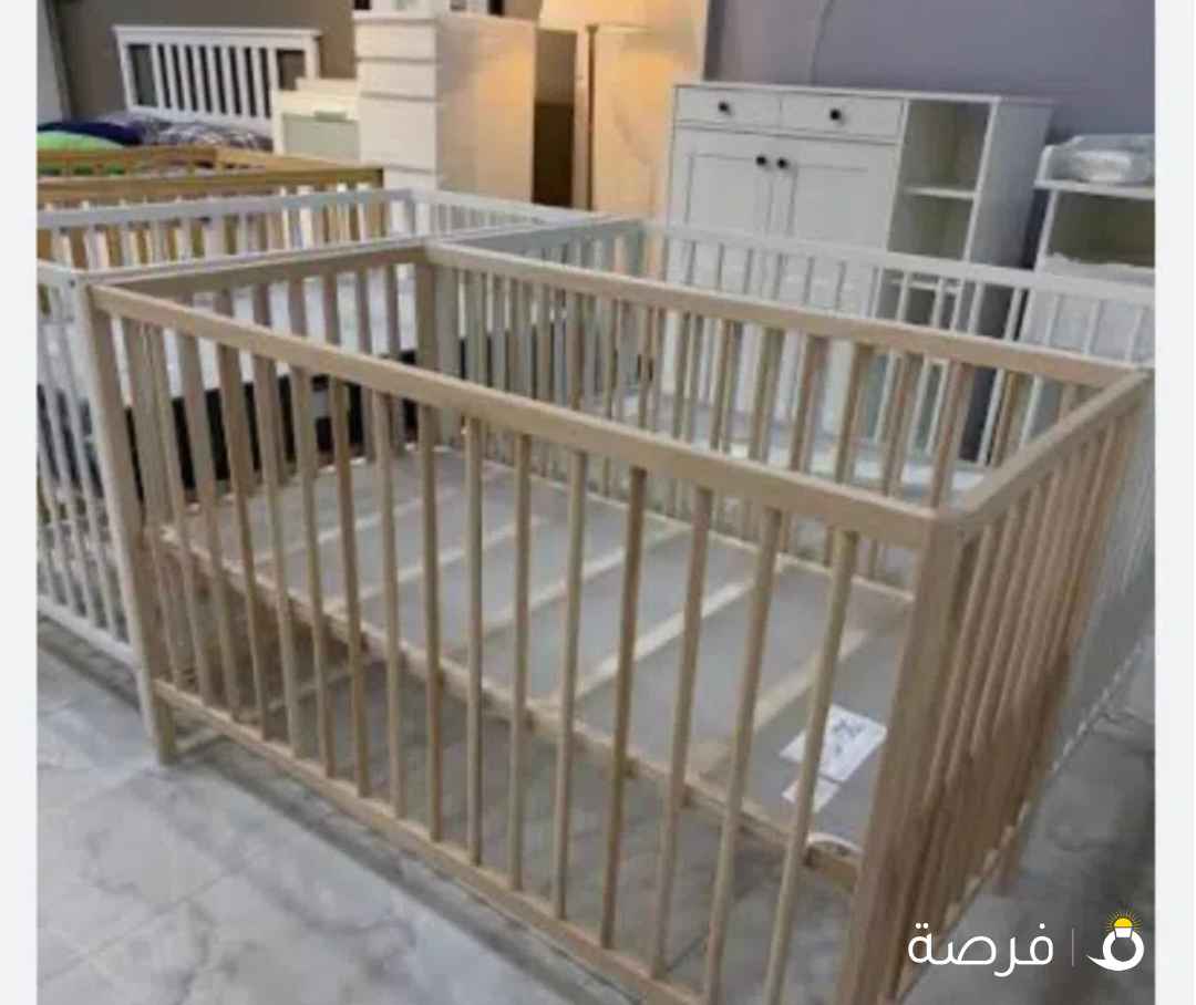 سرير خشب زان