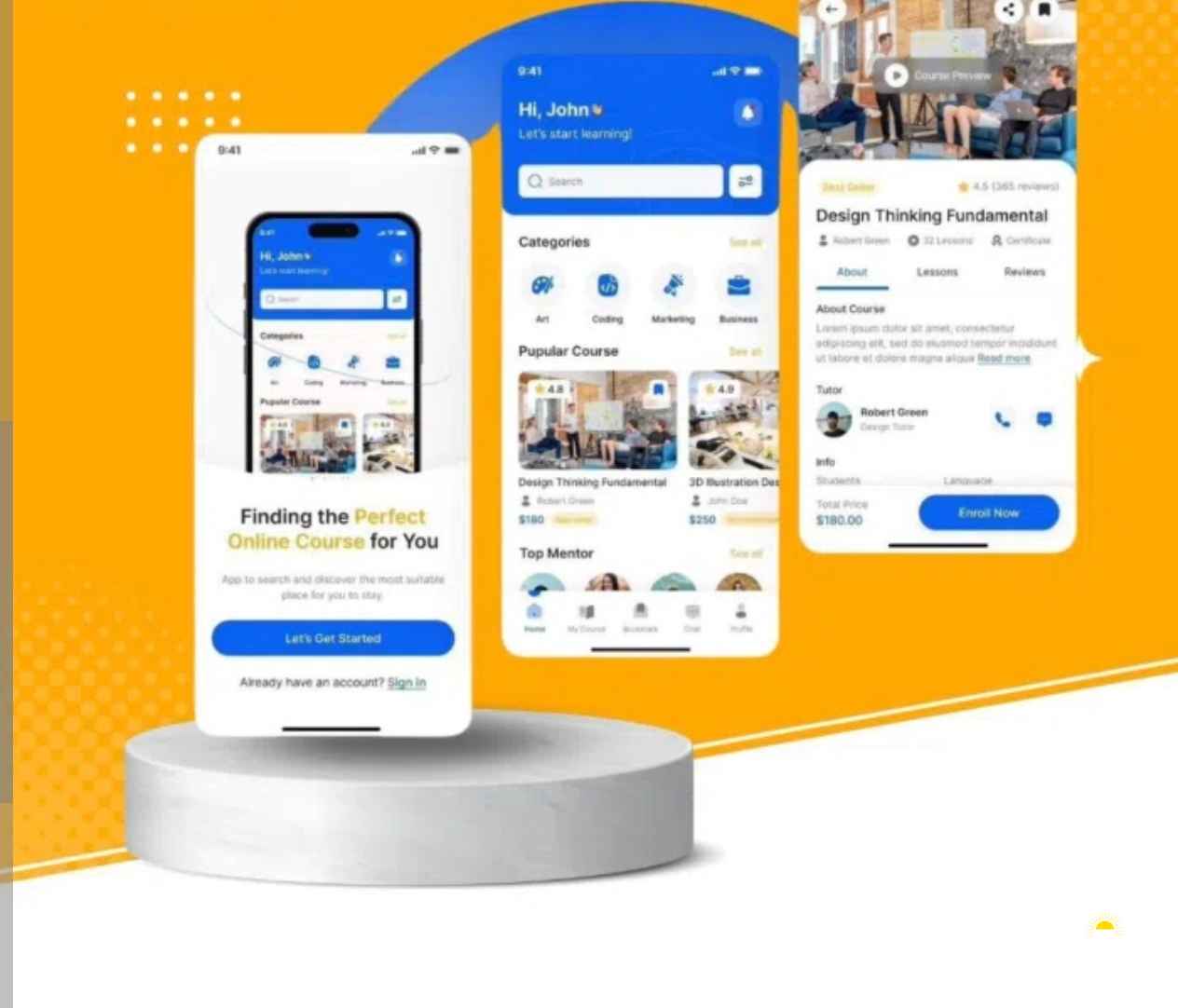 برمجه وتصميم منصه تعليميه متكامله