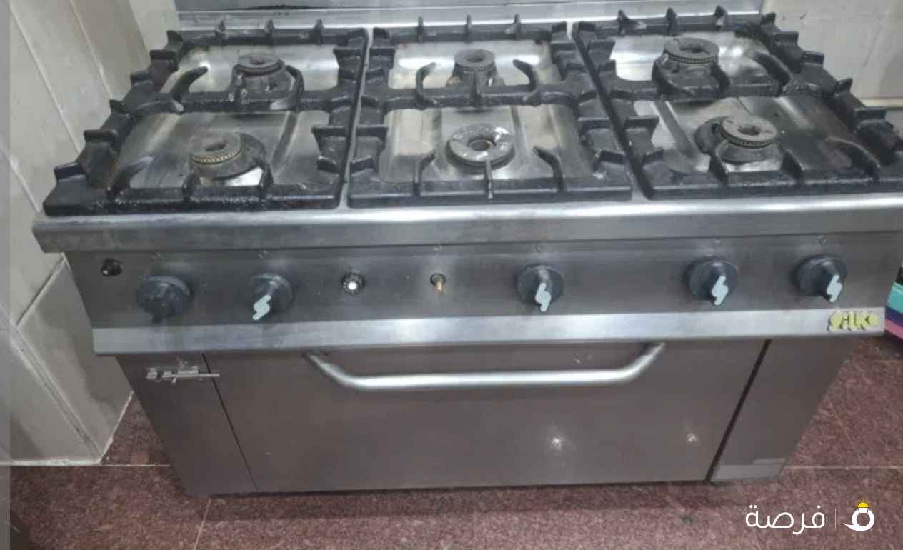 طباخ بوتوجاز سيلكو ⁦⁦6⁩⁩ عيون شبه الجديد مع فرن