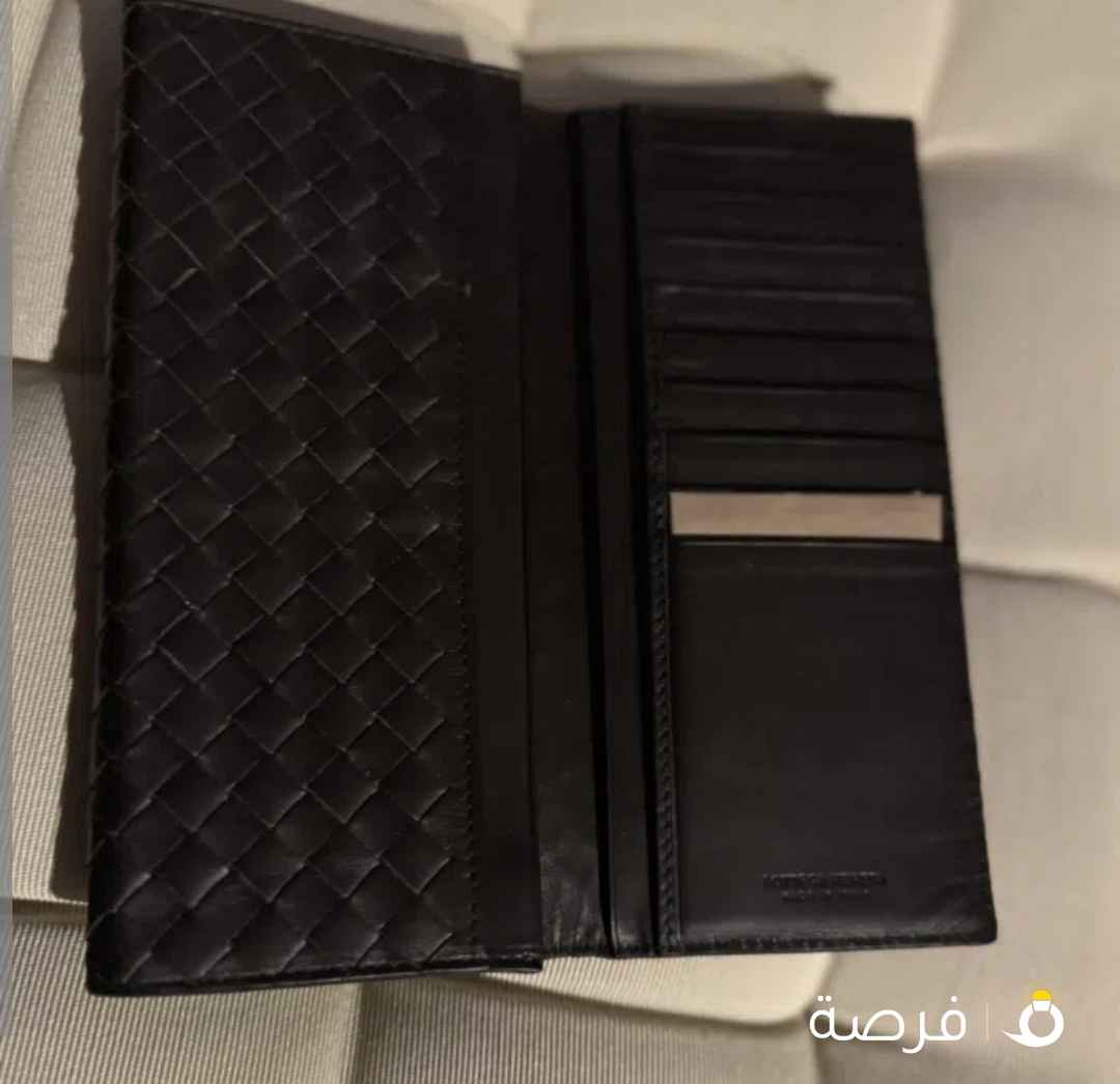 بوك محفظة (رجالي نسائي) ماركة بوتيقا الأصلية ⁦⁦bottega⁩⁩