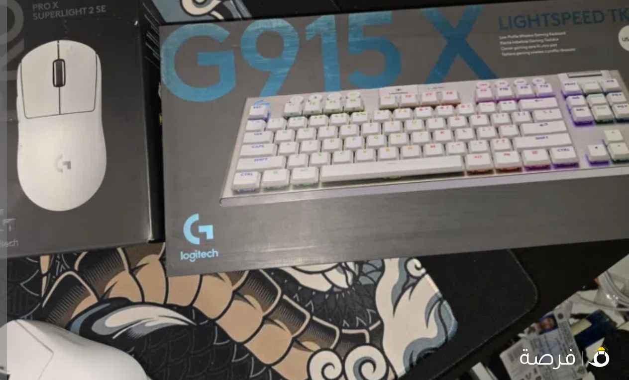 للبيع كيبورد وماوس احترافي من ⁦⁦logitech⁩⁩