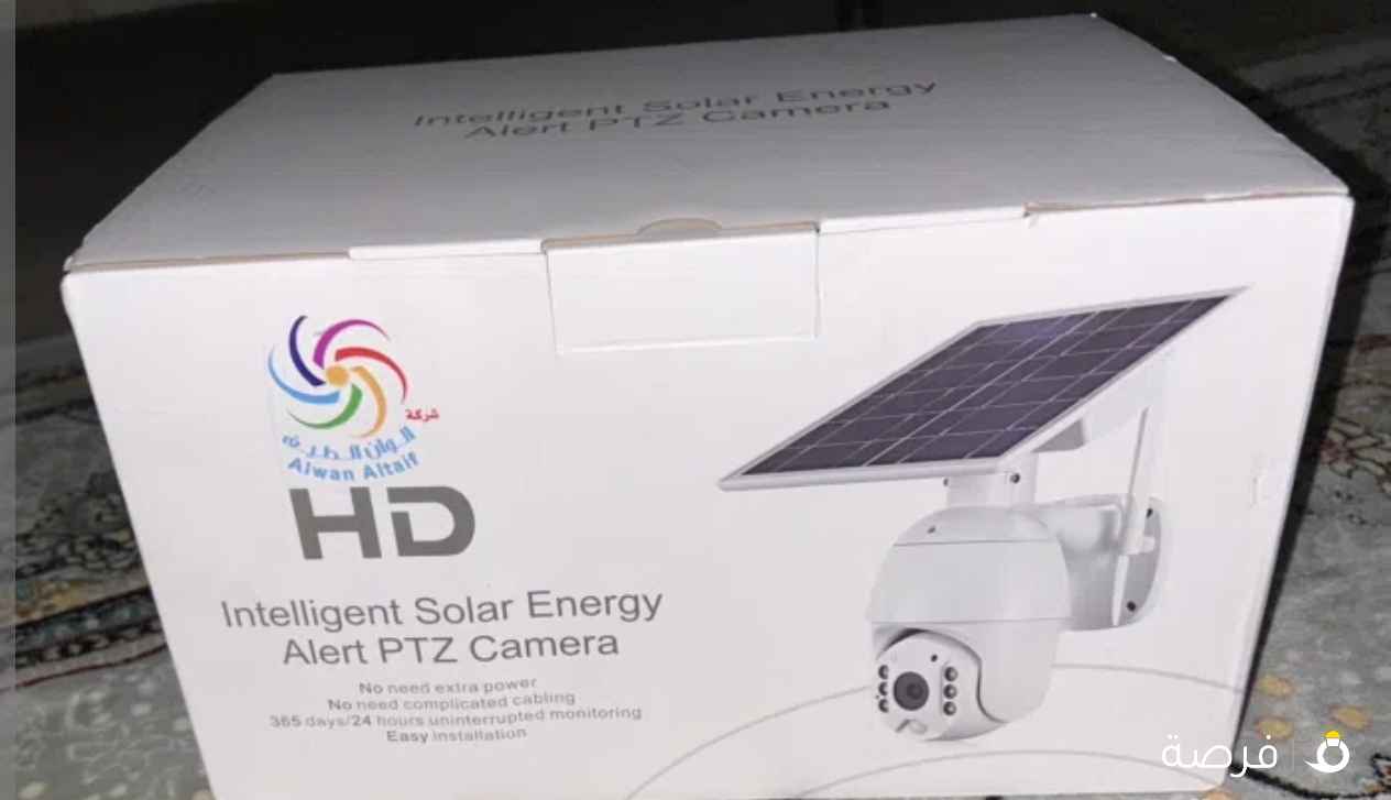 كاميرا مراقبة خارجية بالطاقة الشمسية (⁦⁦Solar⁩⁩ ⁦⁦PTZ⁩⁩ ⁦⁦Camera⁩⁩)