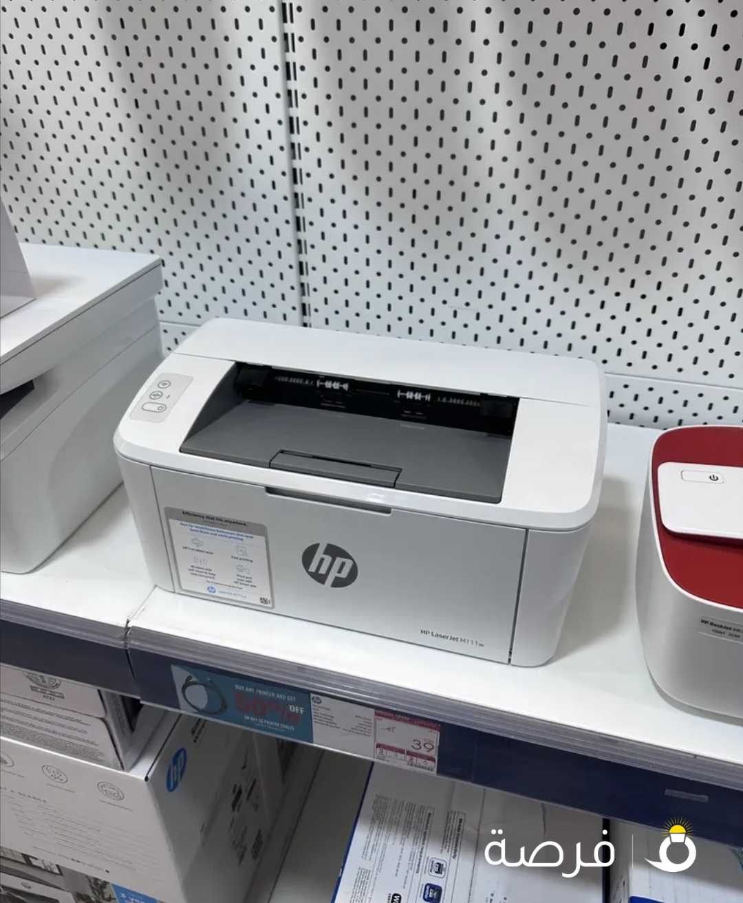 طابعة hp laserjet w111m جديدة