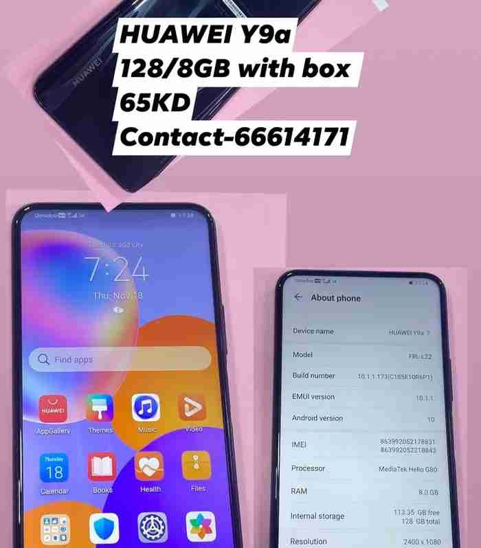 HUAWEI Y9a 128/8GB Black with box