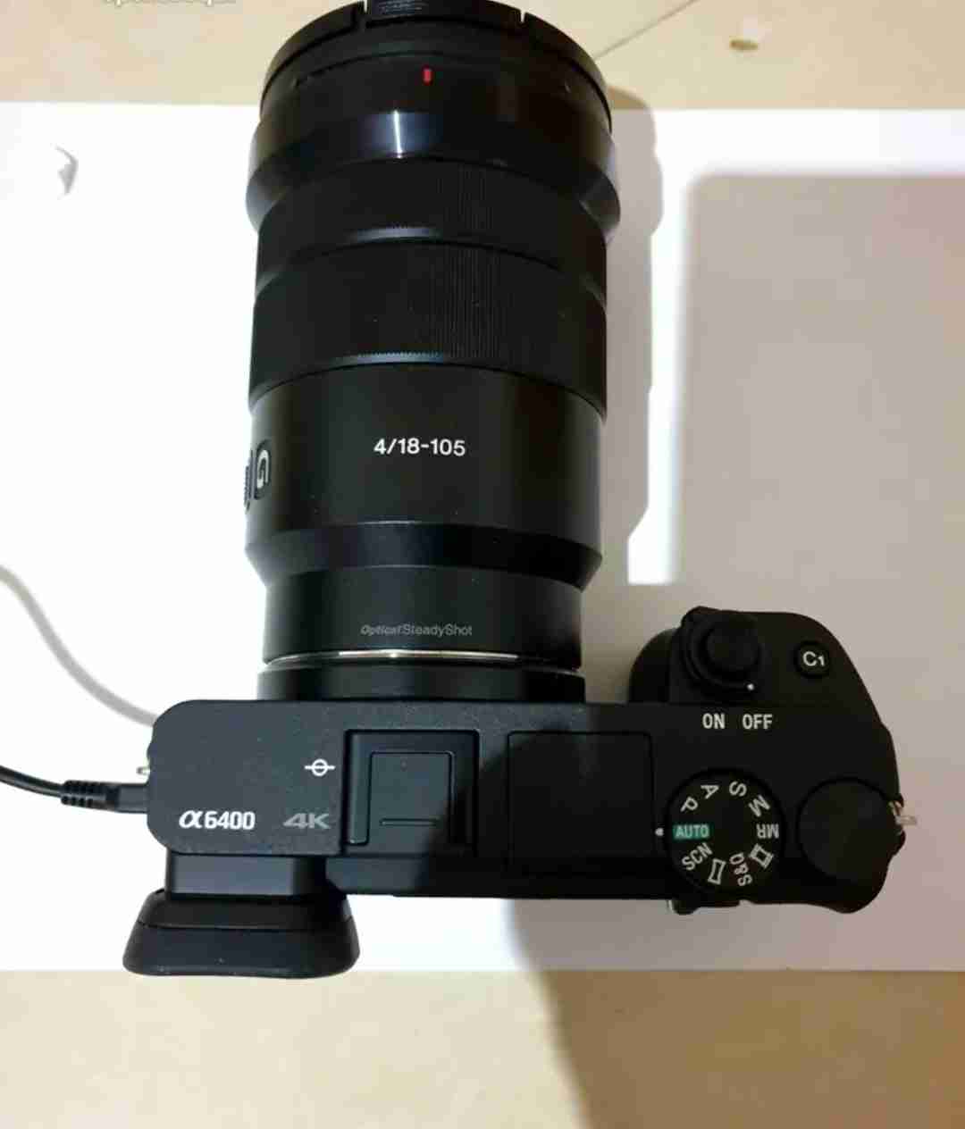 camera sony a6400 + 18-105 mm lens