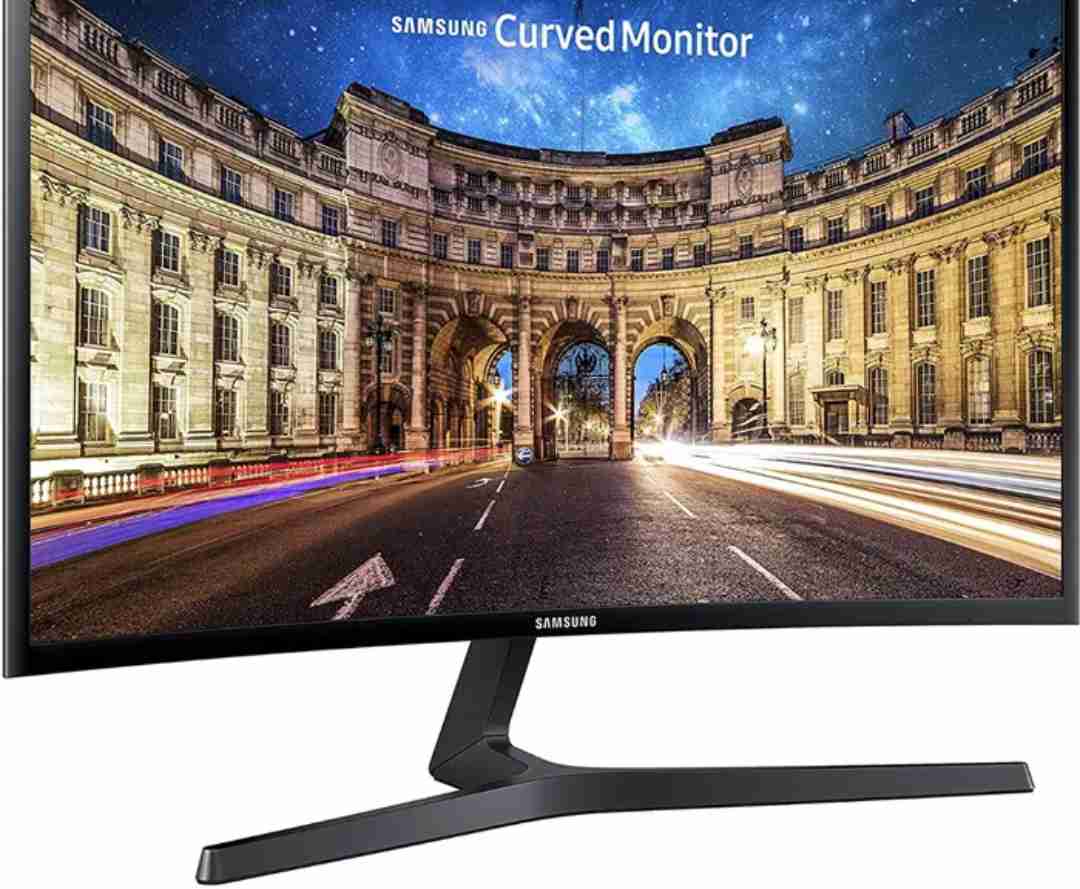 New Samsung 27 inch Curved Monitor 3 years warranty شاشة سامسونج الجديدة كفاله 3 سنوات