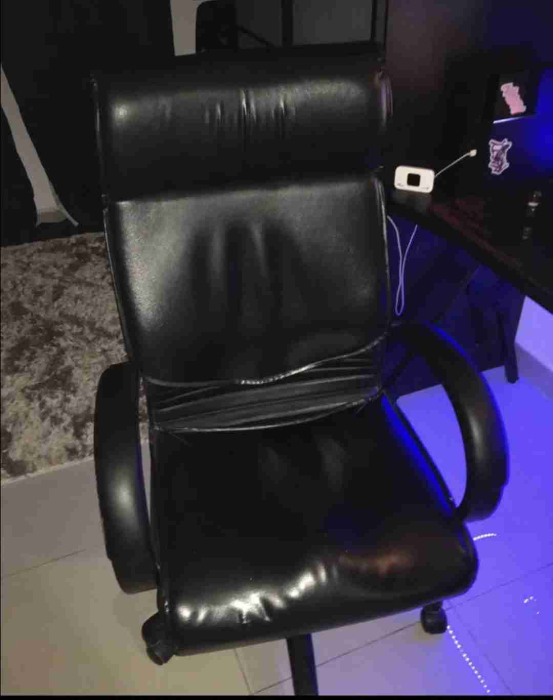 heavy duty leather office chair - كرسي هيڤي ديوتي جلد