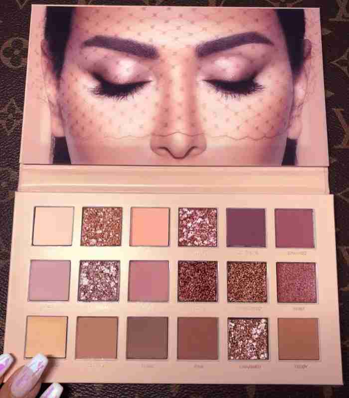 original Huda beauty nude eyeshadow palette