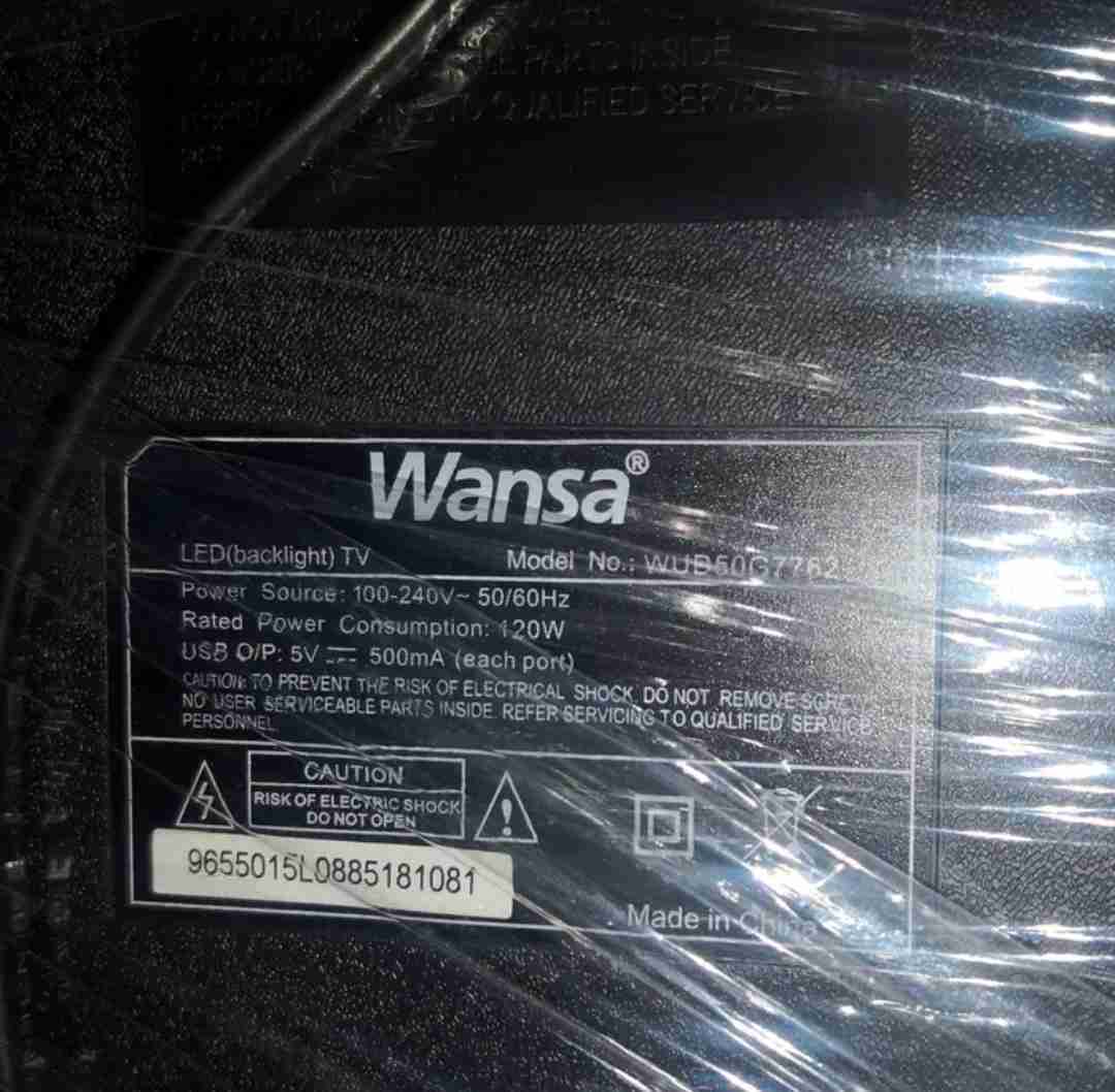 Wansa TV 50 inch