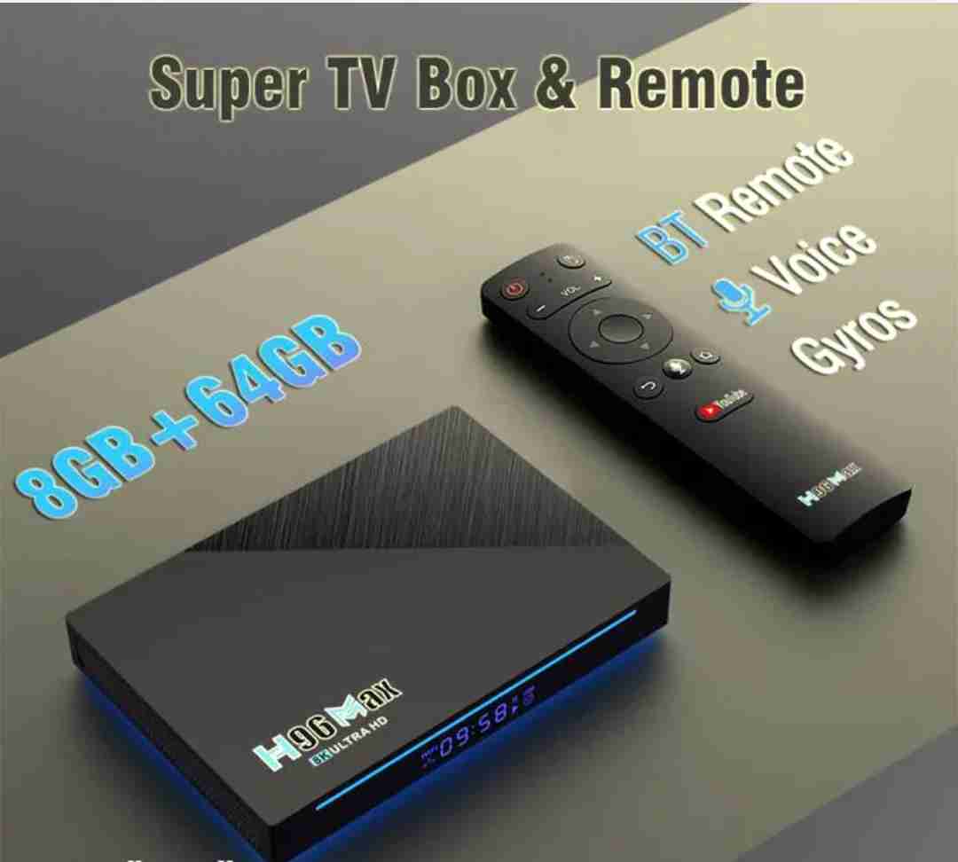 H96 Max Plus 8gb 64gb Android Tv Box 11.0 Smart TVBox RK3566 2.4G/5Ghz Wifi HDR