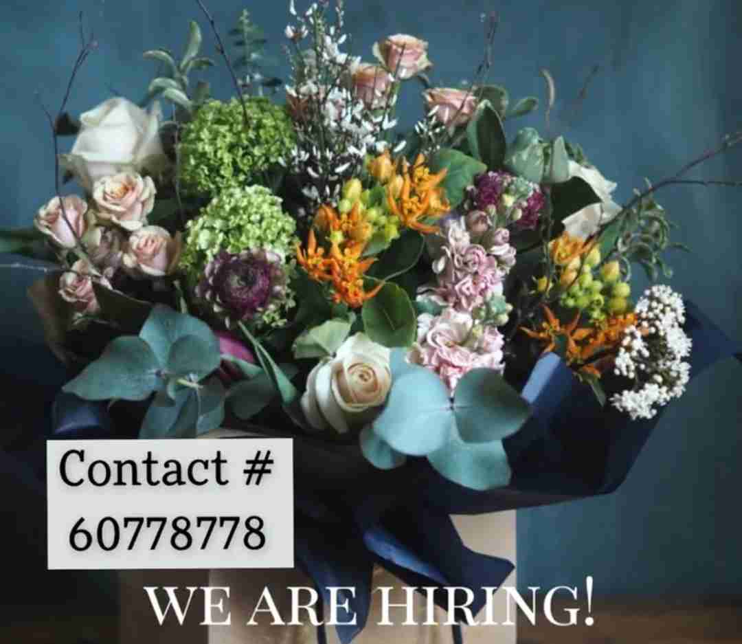 مطلوب منسق /منسقة ورورد Wanted Floral Designer