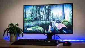 Lenovo G27c-10 FHD WLED Curved Gaming Monitor شاشة منحنية للجيمنج 165 فريم استعمال شهر