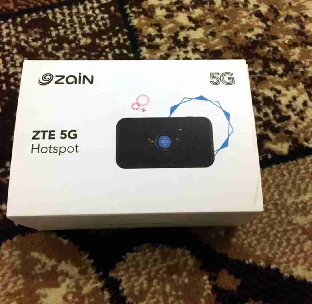 للبيع رواتر ZTE g5 مستعمل يوم فقط كفالة سنة على شركة زين