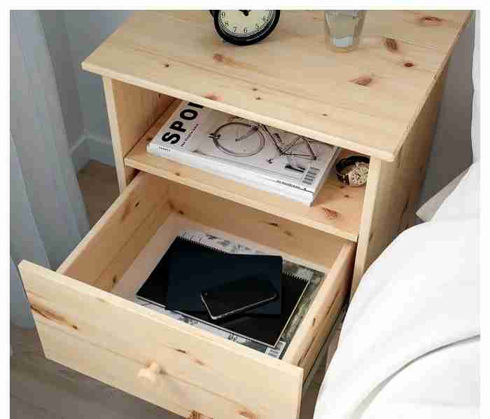 كالجديد IKEA Tarva Nightstand