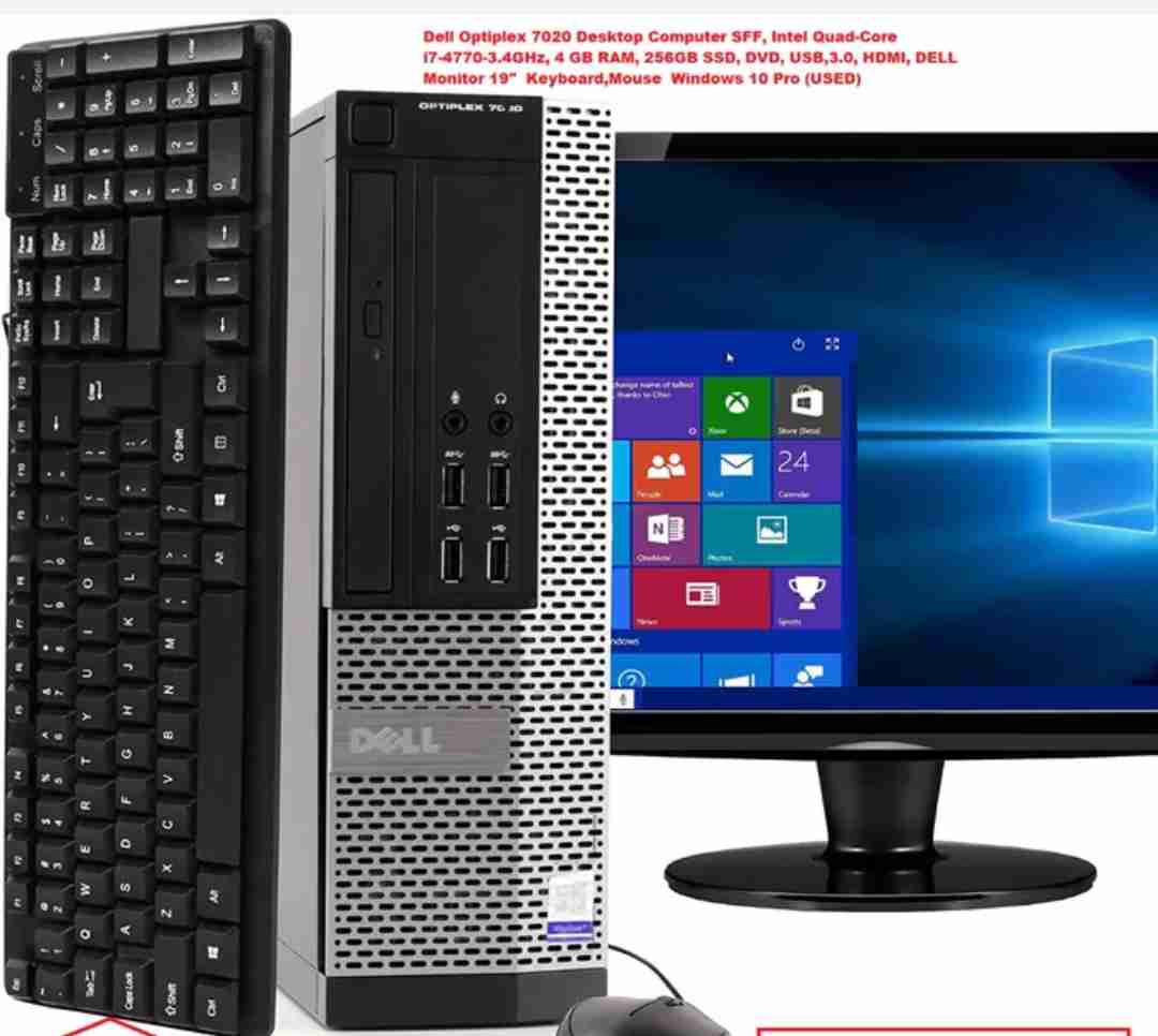 Dell Optiplex 7020 Desktop Computer SFF, Intel Quad-Core i7