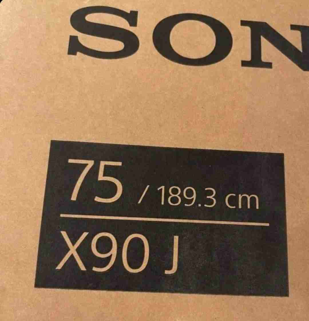 شاشة SONY X90J 75" الجديدة بسعر خاص