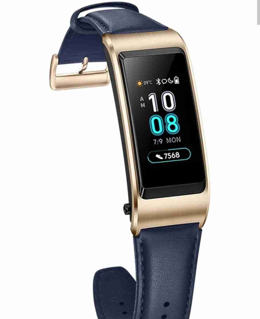 بالكرتونة ساعة وسماعه في ان واحد huawei talkband B5