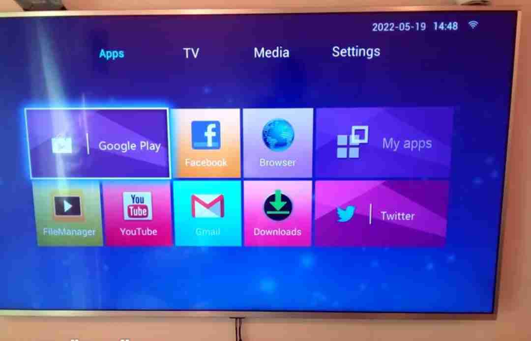 wansa 55 LED 4k tv smart good android tv