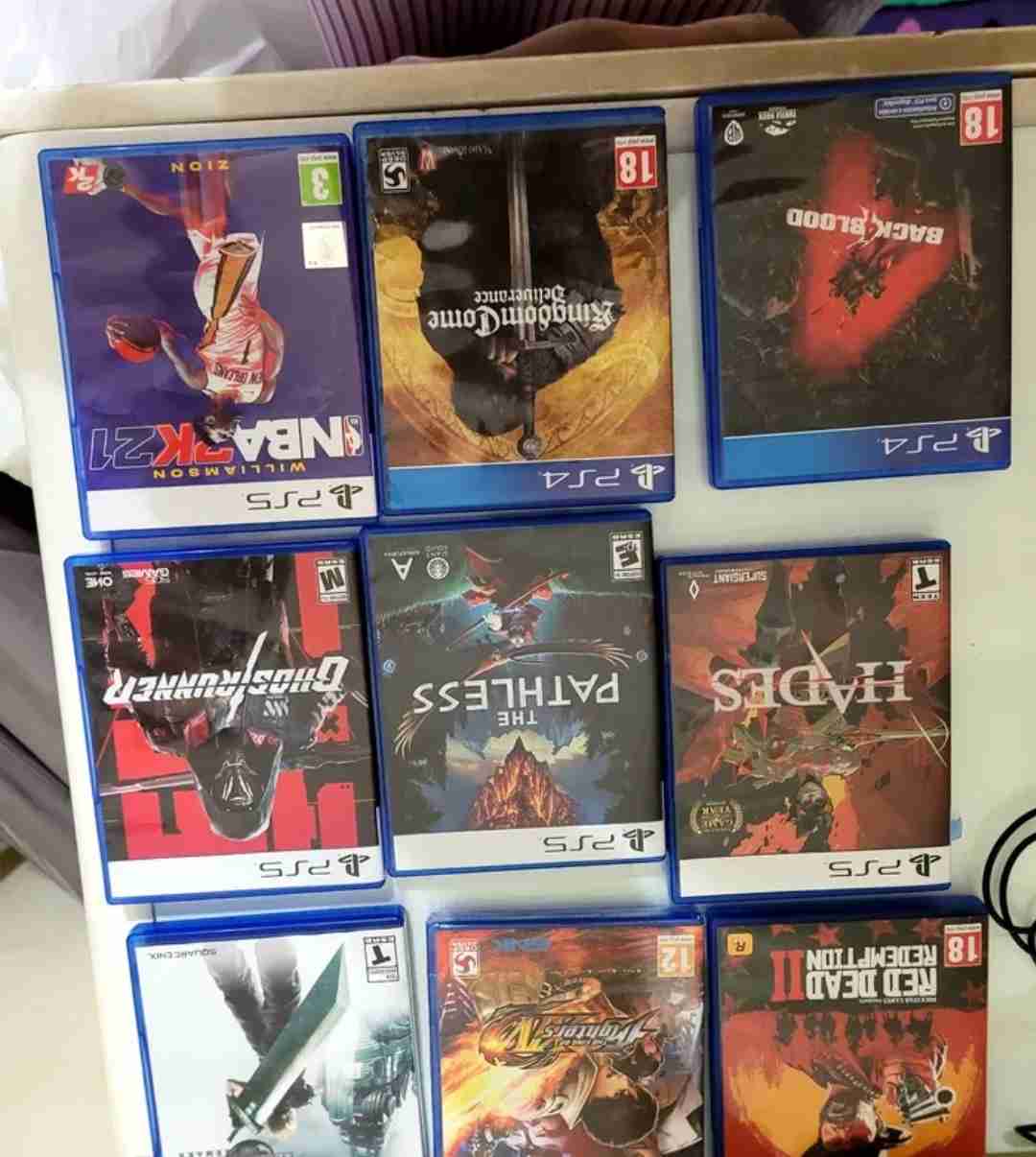 ps5 and ps4 games للبيع او البدل