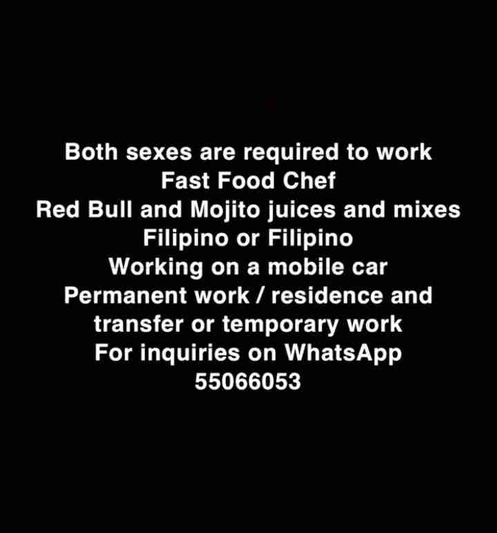 Looking for a fast food chef