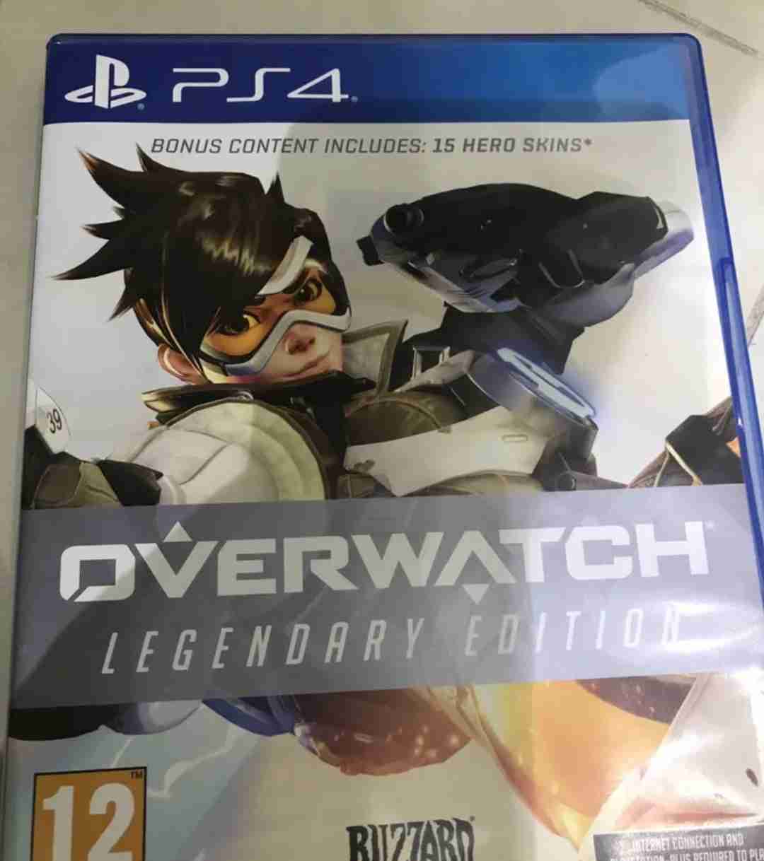 أوفر واتش سوني 4 OverWatch Legendary Edition ( مستعملة ) حالتها جداً ممتازة