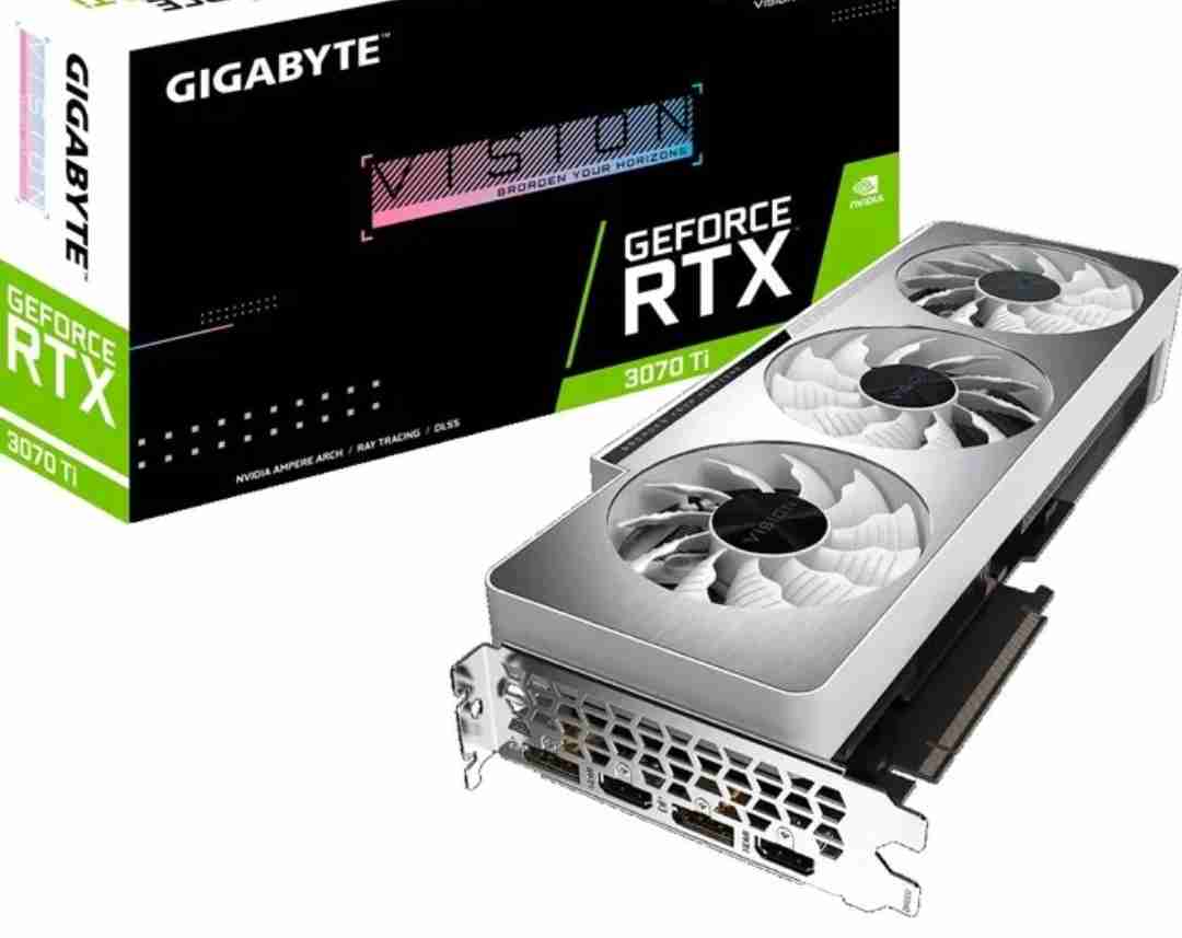 للبيع كرت Gigabyte RTX 3070 Ti Vision جديد