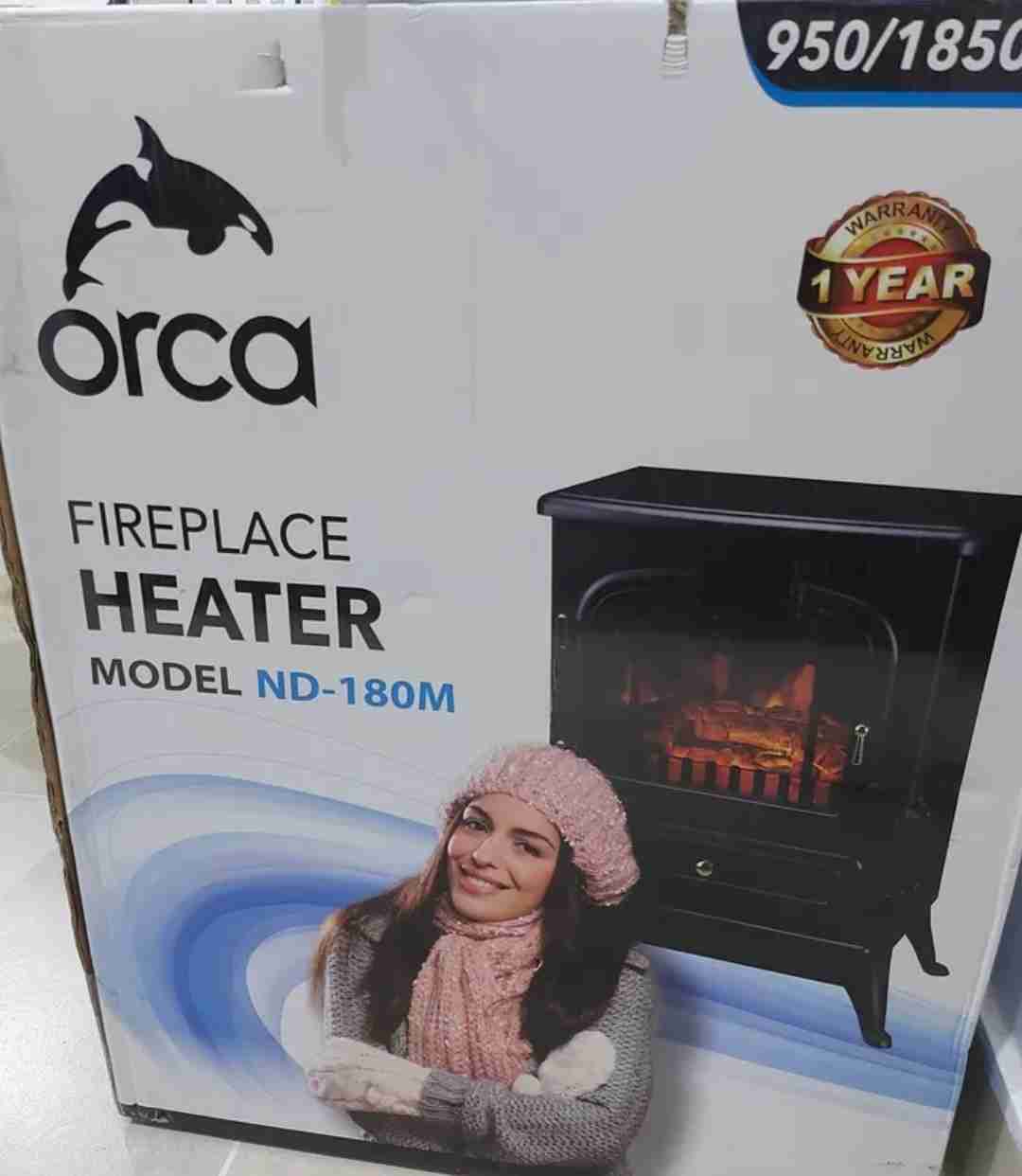 orca fireplace heater