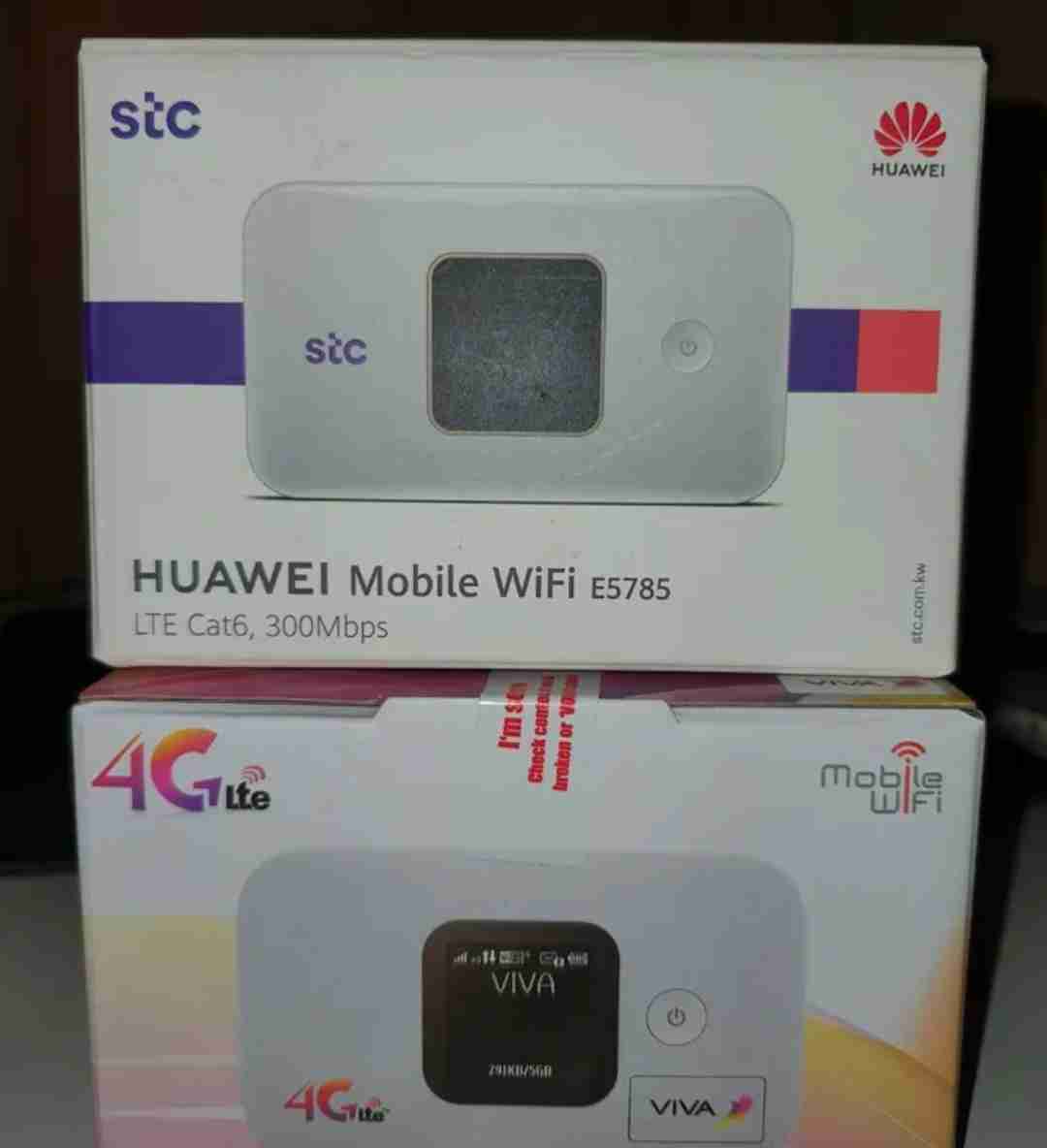 HUWAEI Mobile WiFi Routers (2 for 1) E5785 + E5577C [STC/Viva Locked]