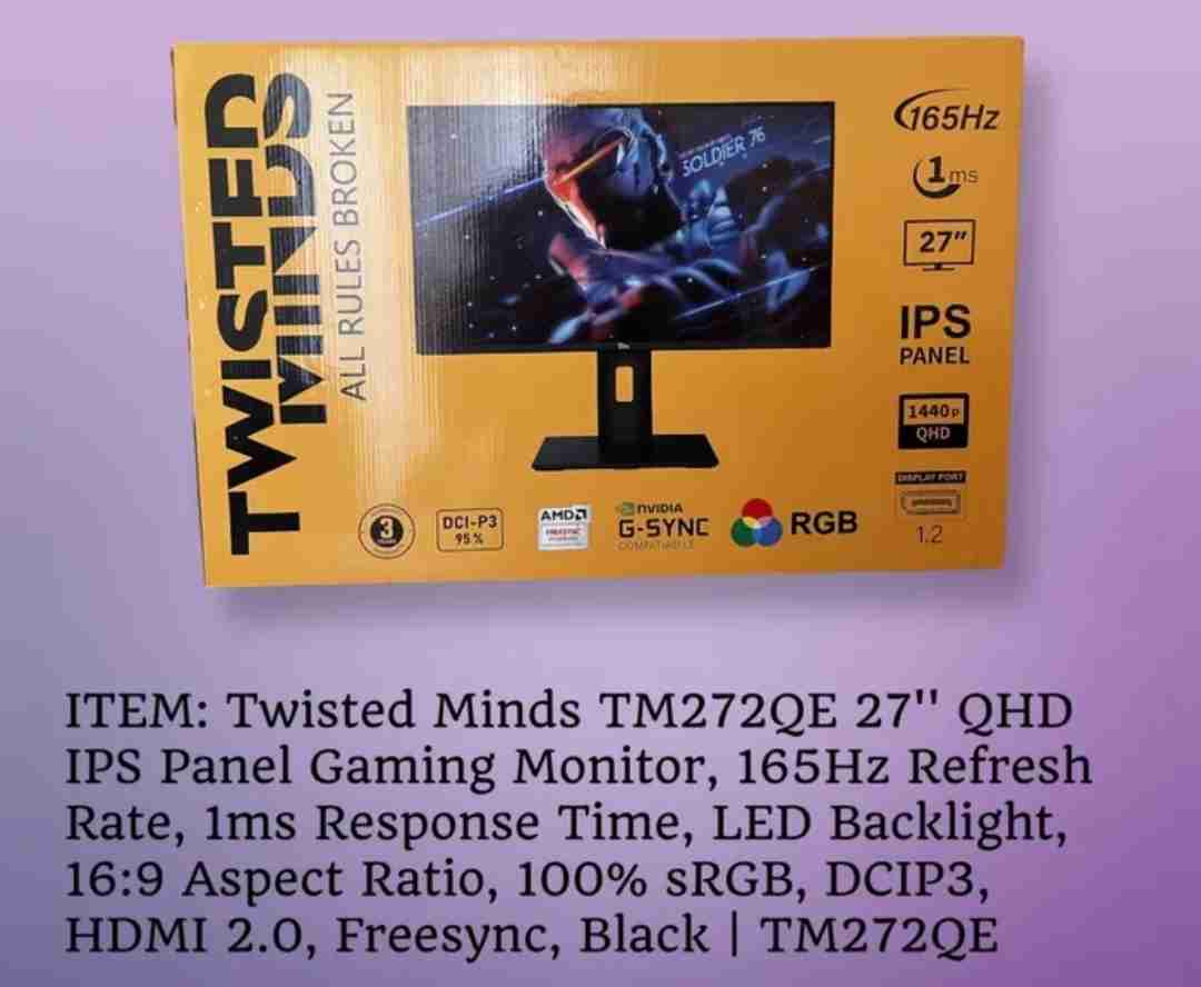 شاشة تويستد مايند 27 انش للبيع - twisted mind 27” gaming monitor