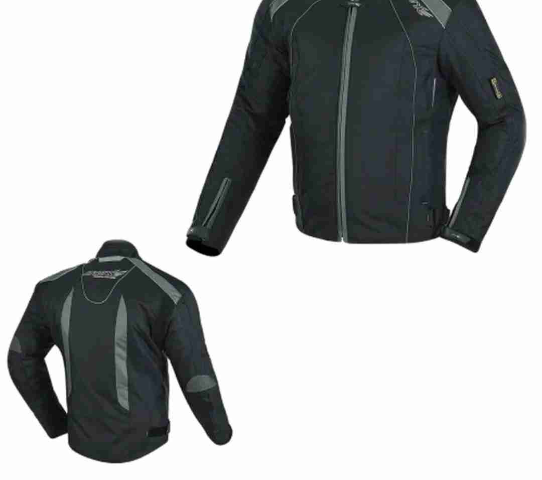 Summer Textile Jacket For Men Black - Black CE-2105 جاكت صيفي كامل الحماية منSKG