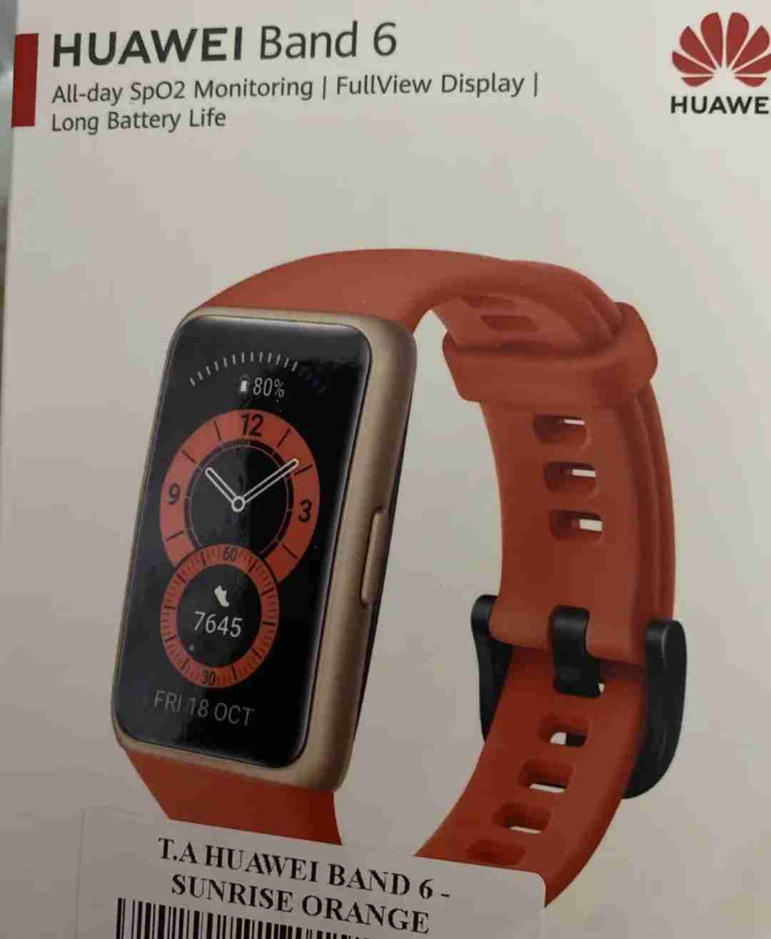 new huwaei band 6