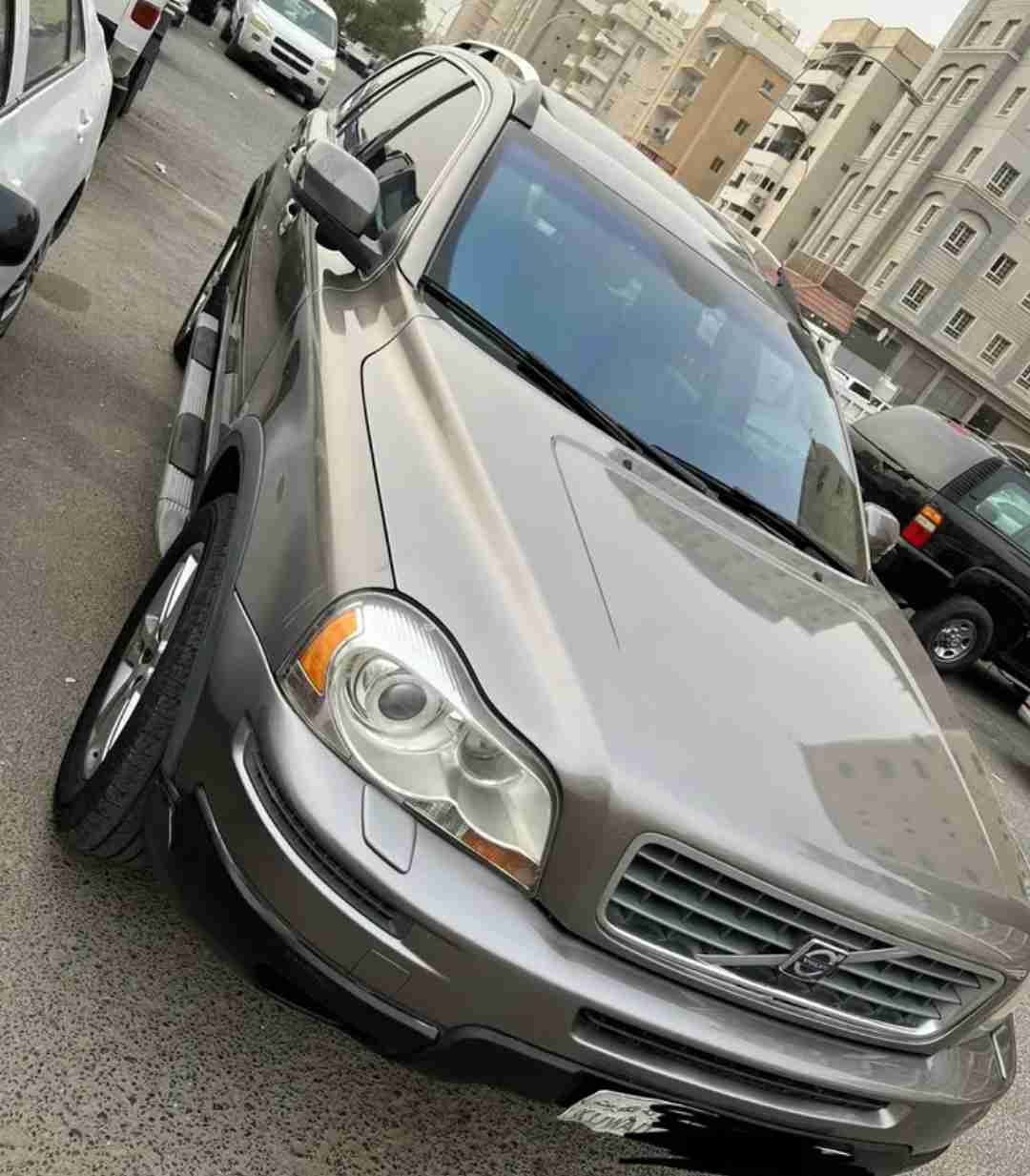 فولفو xc90 موديل 2009 م صبغ وكالة مكيف ممتاز تحكم سكان حساسات خلفية كراسي جلد