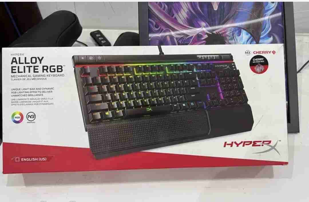 كيبورد للألعاب ازرار ميكانيكية مع راحة يد ‏من HyperX