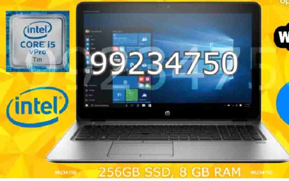 HP Elitebook, Core I5, 256GB SSD, 8 GB RAM, Intel HD Graphics 645