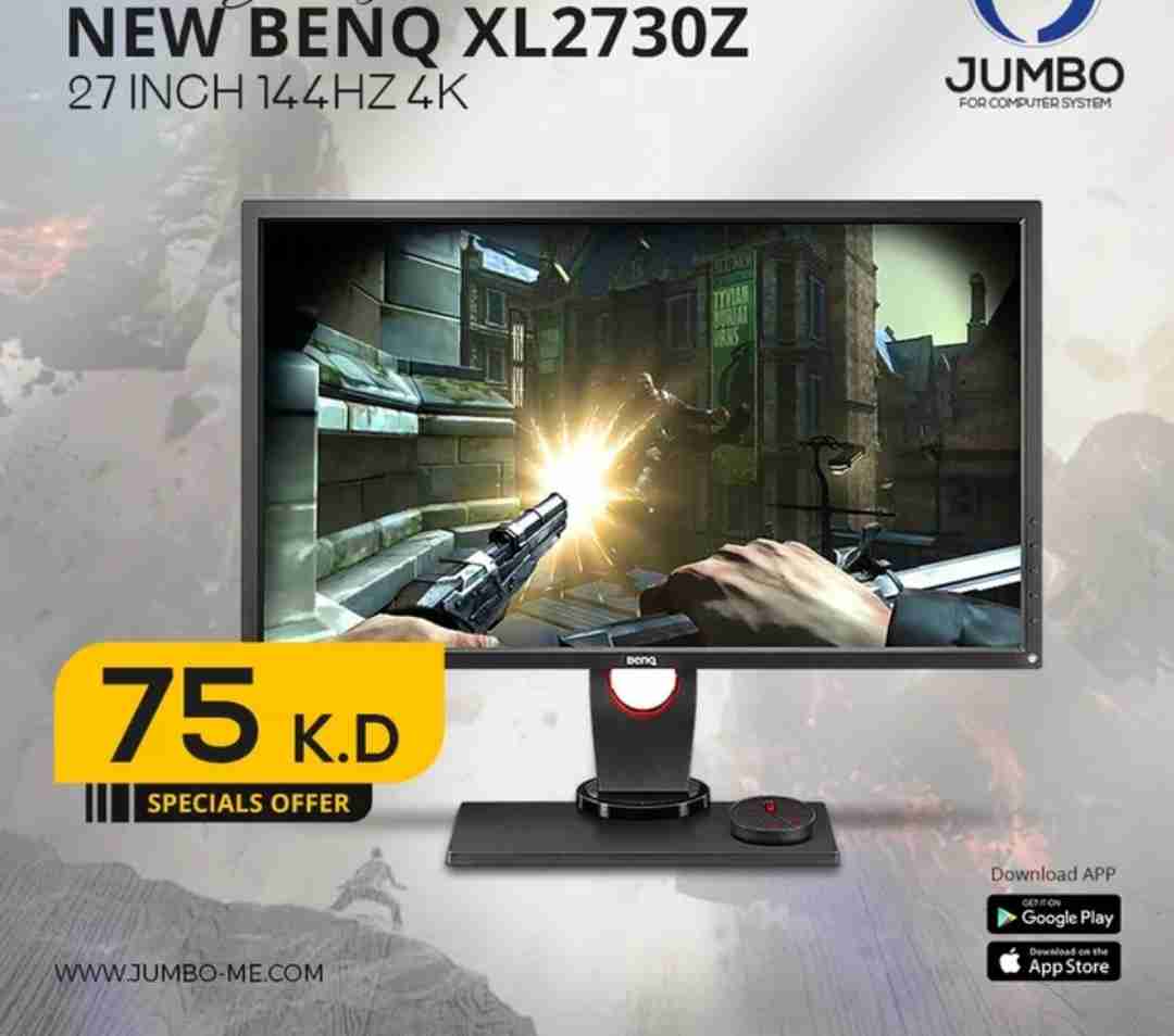 عرض مميز جداً على الشاشة الافضل للالعاب Best Gaming Monitor BenQ XL2730Z - 27 inch 144Hz 4k