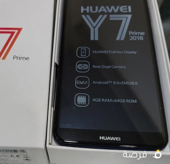 هواوي y7prime . 64 جيجا . 4 جيجا رام . جديد كفاله سنه توصيل مجاني