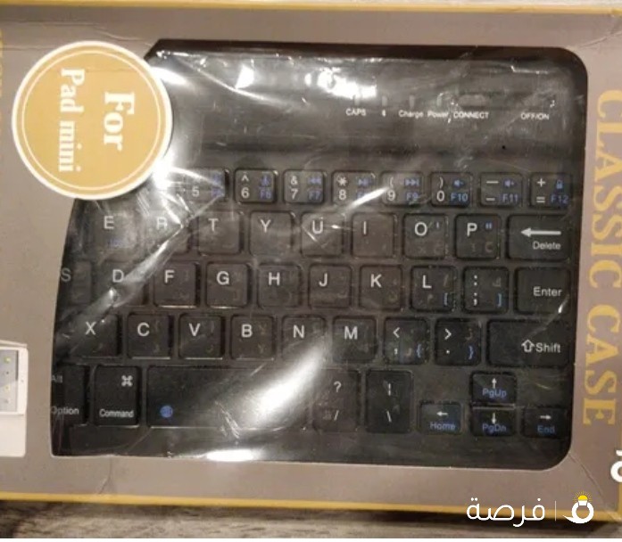 كيبورد بلوتوث صغير الحجم للكمبيوتر والتابلت Mini flat Bluetooth Keyboard for Tablet and Computer