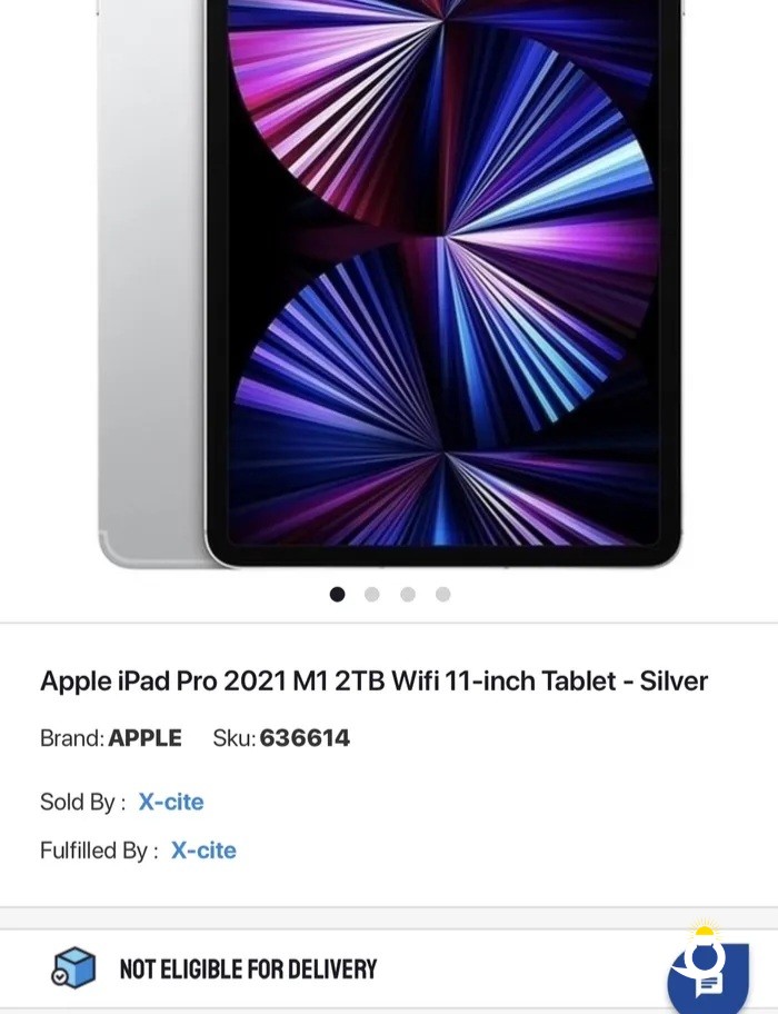 iPad Pro 2 TB 11” Wifi