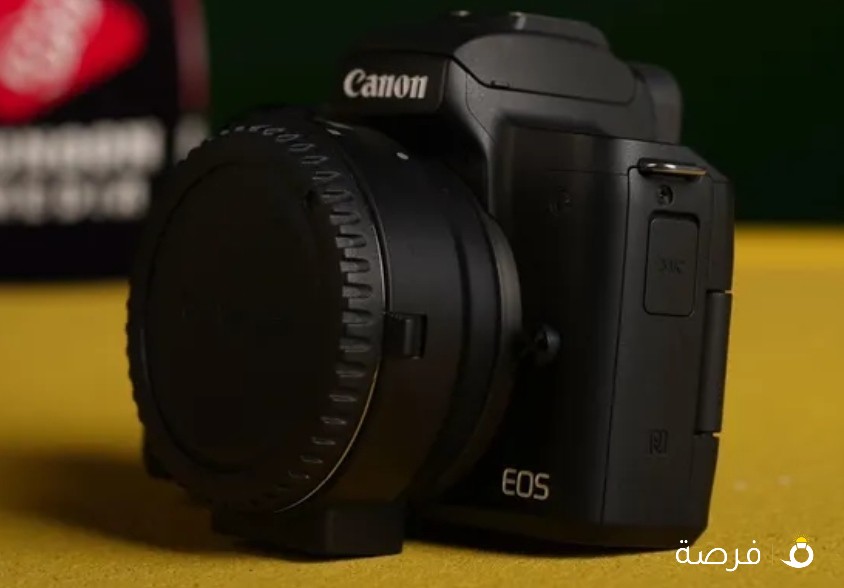 كاميرا Canon m50 مع أدبتر اوتوفوكس