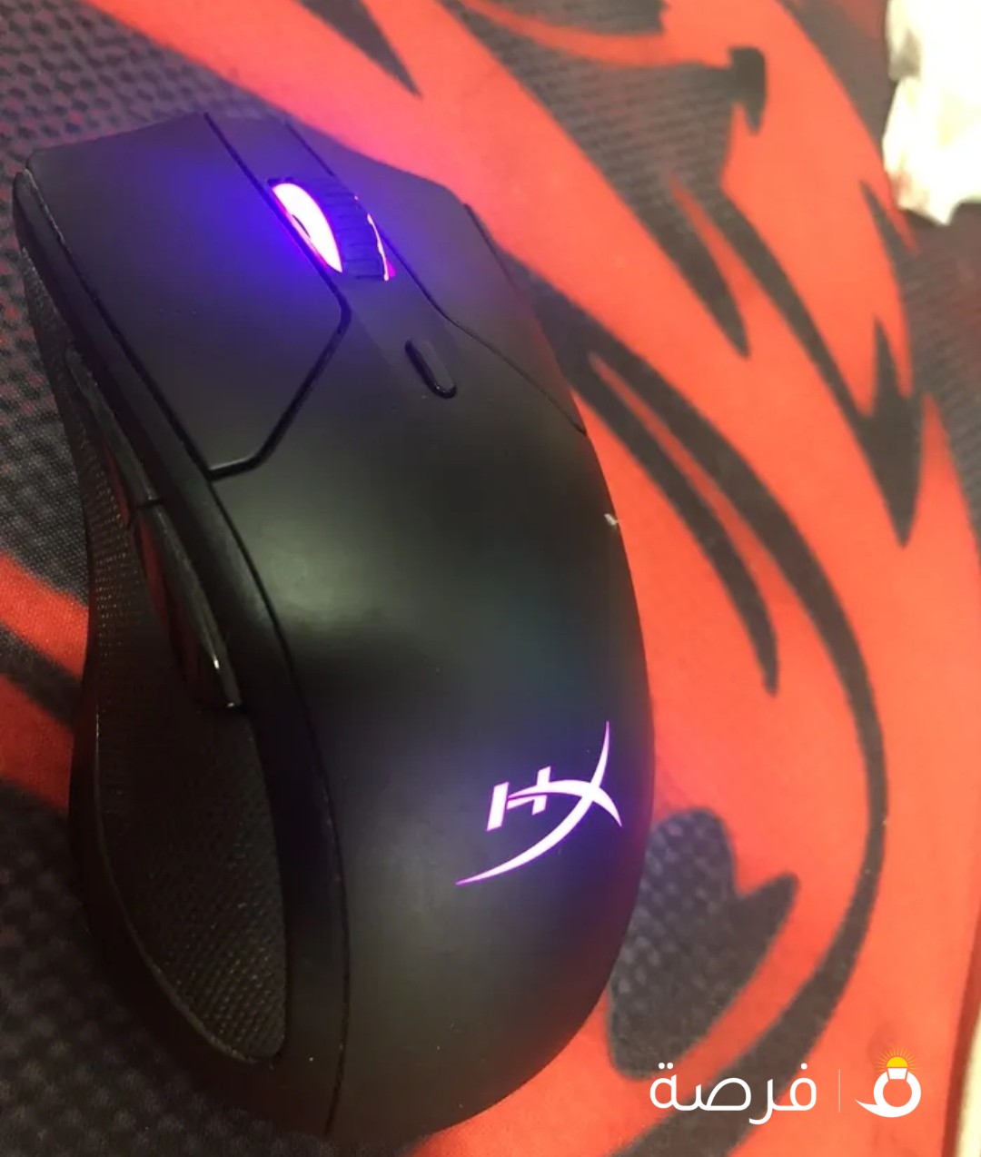 ماوس hyperx plus fire dart rgb الغني عن التعريف